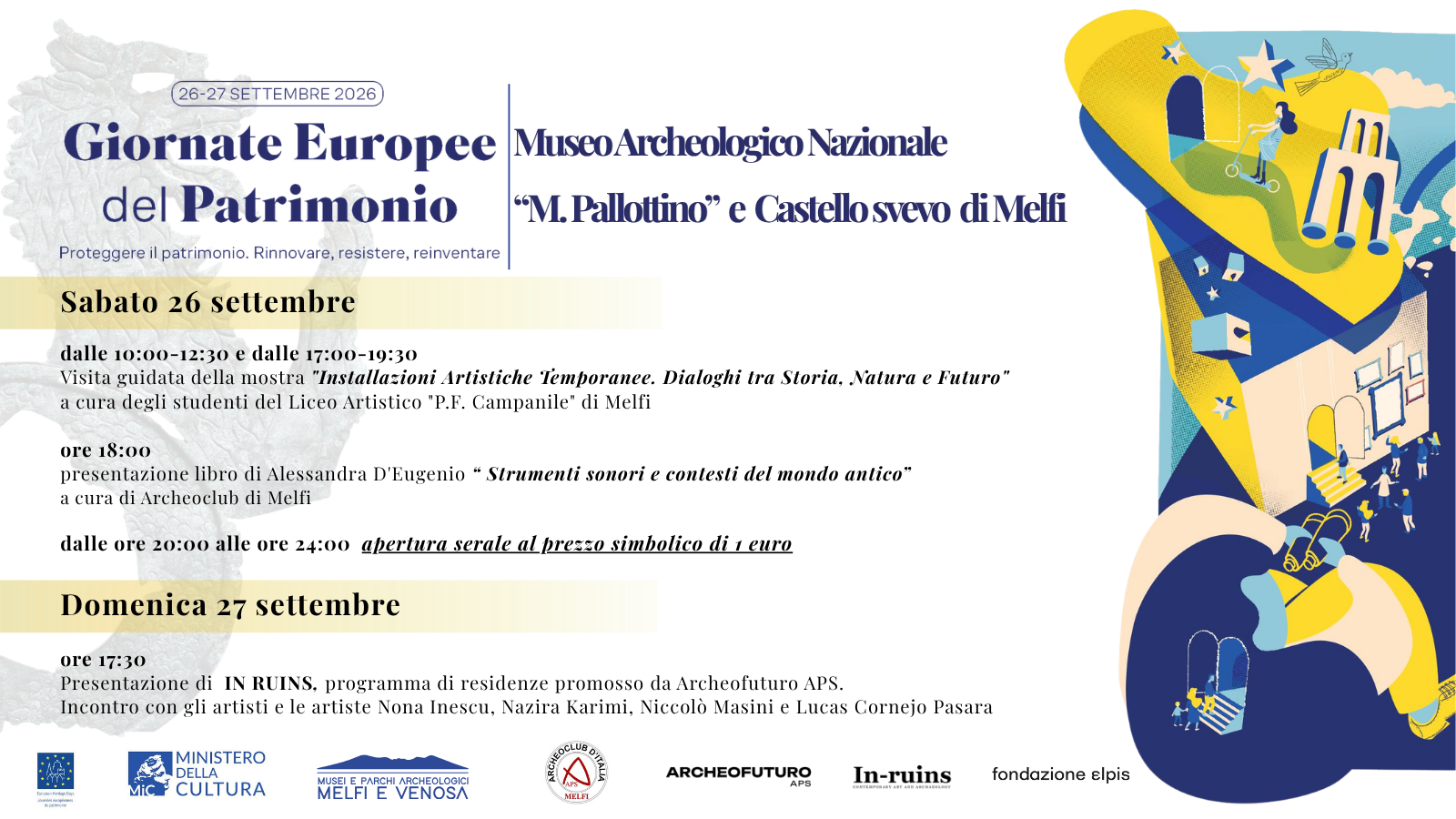 Melfi Giornate Europee del Patrimonio 2026